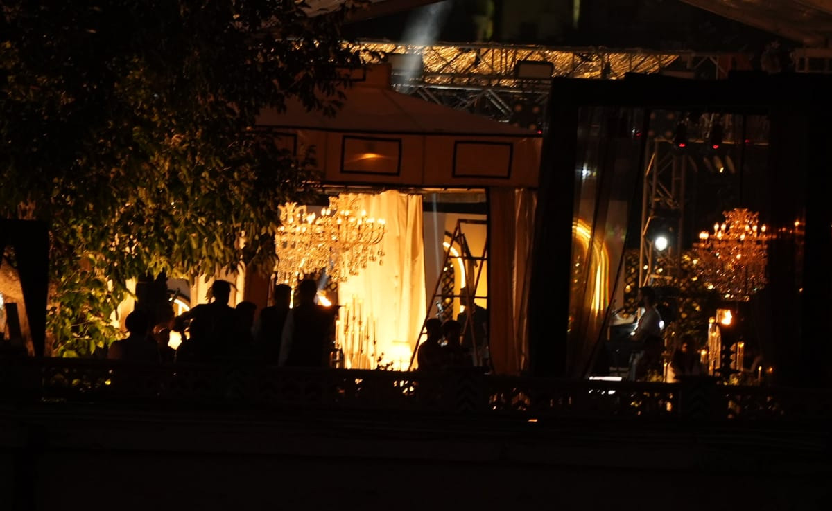 Parineeti Chopra-Raghav Chadha's Wedding Venue All Lit Up - See Pics