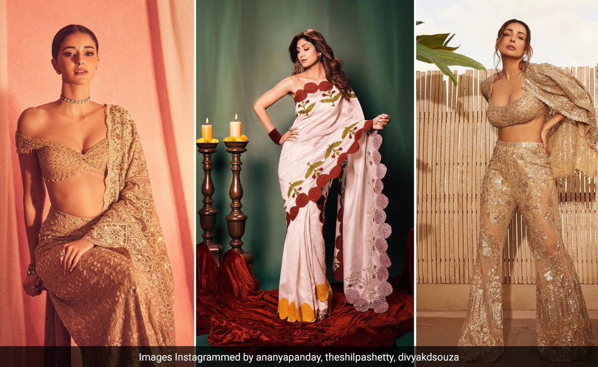 Ganesh Chaturthi 2023: 7 Celebrity-Inspired Outfits From Traditional Anarkalis To Modern Ethnic Wear