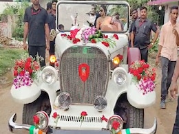 Watch: Women Ride Bikes, Couple Arrives In Rolls-Royce At Andhra Wedding Watch: Women Ride Bikes, Couple Arrives In Rolls-Royce At Andhra Wedding