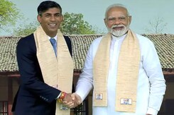 PM Modi Receives  Rishi Sunak At Rajghat PM Modi Receives  Rishi Sunak At Rajghat