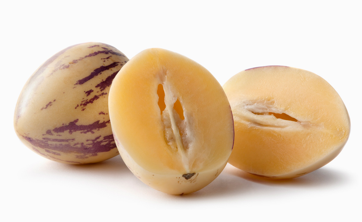 The presence of potassium in pepino helps regulate blood pressure levels