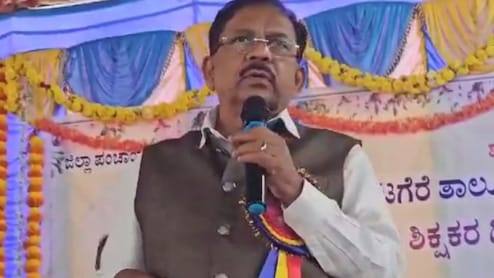"Will Die As Congressman": Karnataka Minister Seen At BJP Student Wing Event