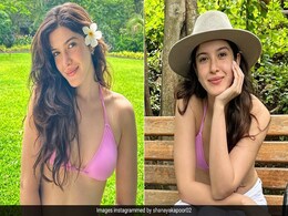 Shanaya Kapoor's Sunday Amidst Nature Was Spent In A Pink Bralette With Linen Pants And A White Hat Shanaya Kapoor's Sunday Amidst Nature Was Spent In A Pink Bralette With Linen Pants And A White Hat