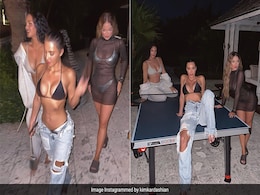 For Kim Kardashian, A Black Stringy Top And Ripped Jeans Equals "Vacay Vibes", Pics Inside For Kim Kardashian, A Black Stringy Top And Ripped Jeans Equals "Vacay Vibes", Pics Inside