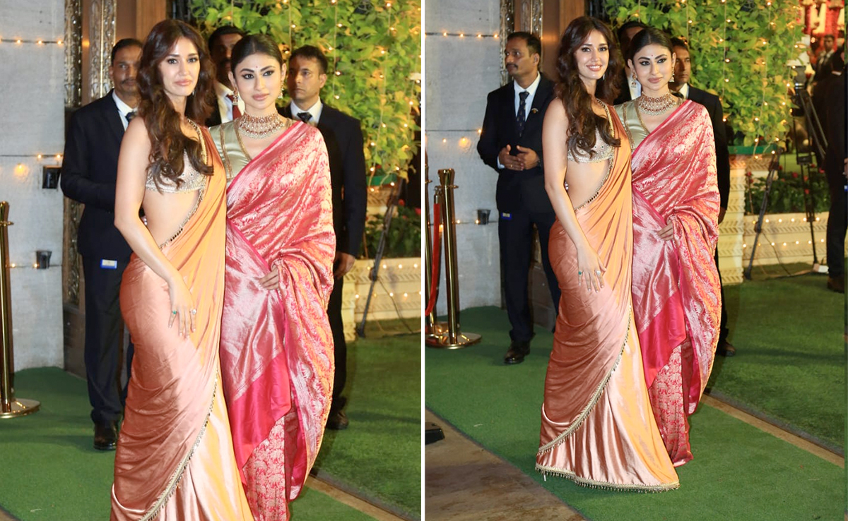 Good Luck Trying To Choose A Favourite Between BFFs Disha Patani And Mouni Roy's Festive <i>Sarees</i>