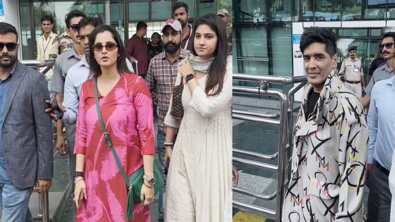 परिणीति-राघव की शादी के लिए पहुंचे मनीष, हरभजन सिंह, सानिया मिर्ज़ा