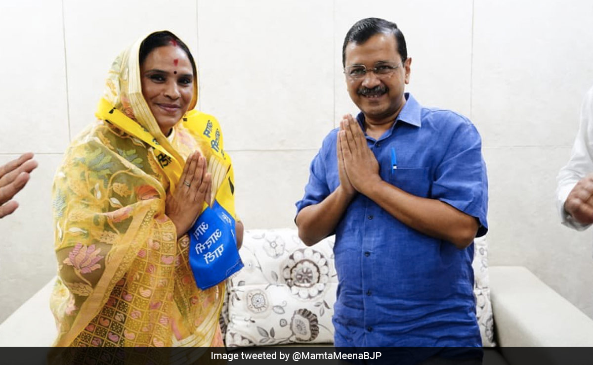 Ex-BJP MLA Mamta Meena Joins AAP In Madhya Pradesh Ahead Of Polls