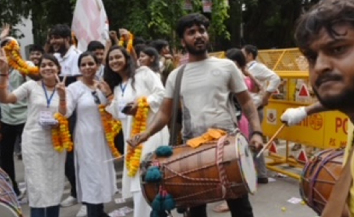 In Pics: Delhi University Election Fever Across North Campus