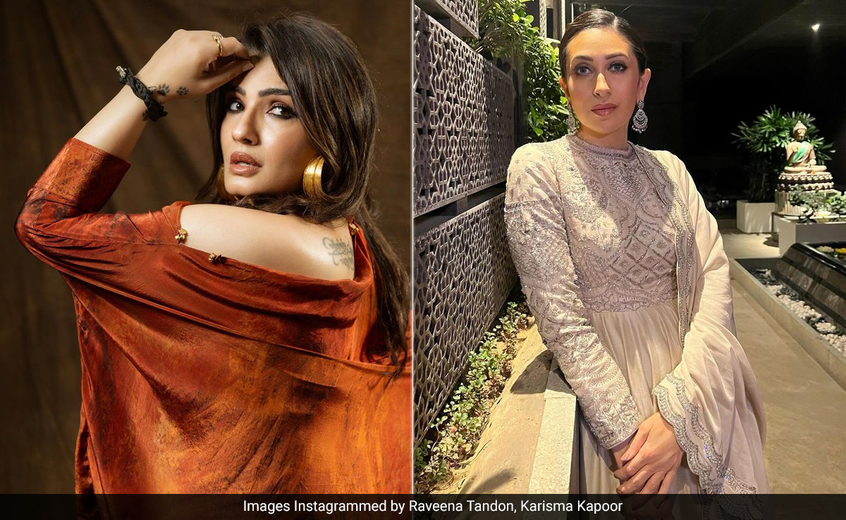 Raveena Tandon On Competition With Karisma Kapoor: "Have Never Done That Kind Of Politics"