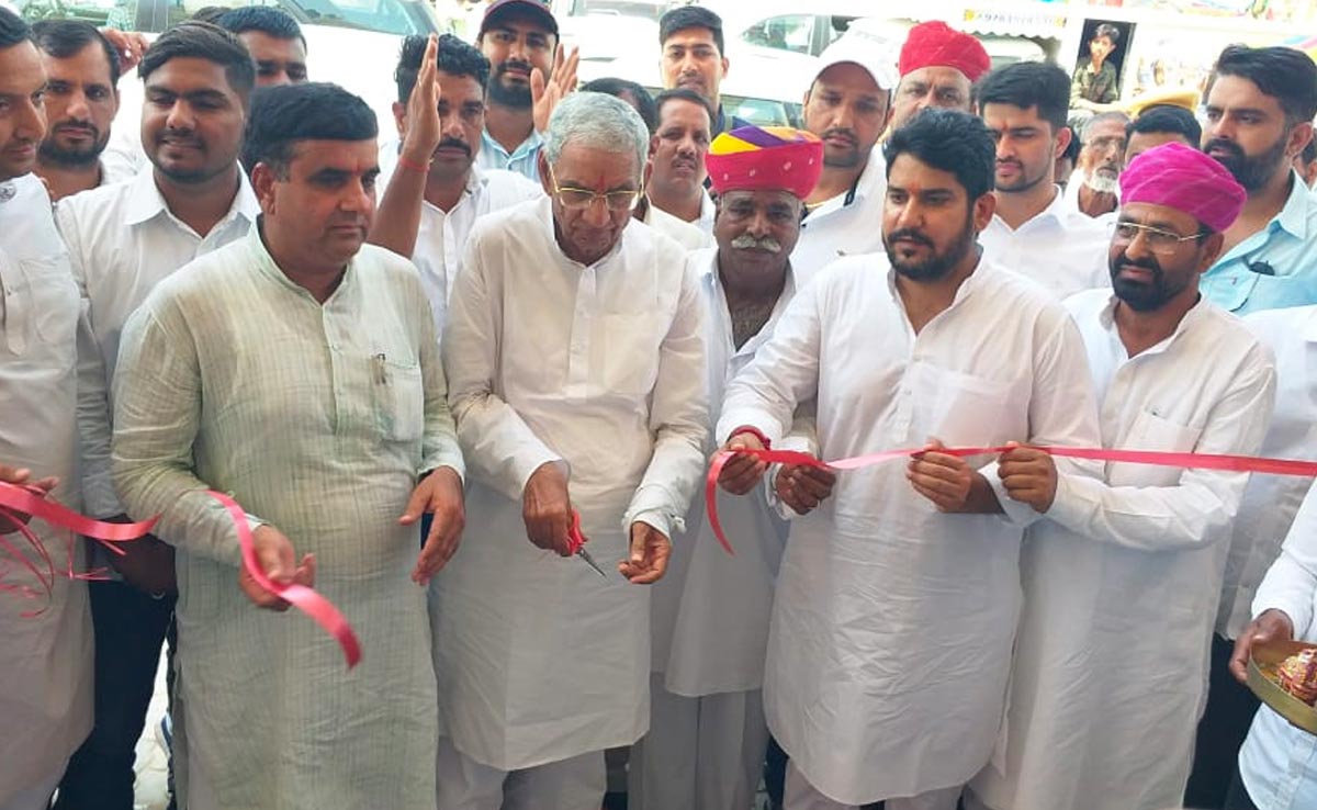 लाडनूं की दीनदारपुरा ग्राम पंचायत बनी उप तहसील, परिवहन राज्यमंत्री ने किया नए बस स्टैंड का लोकार्पण