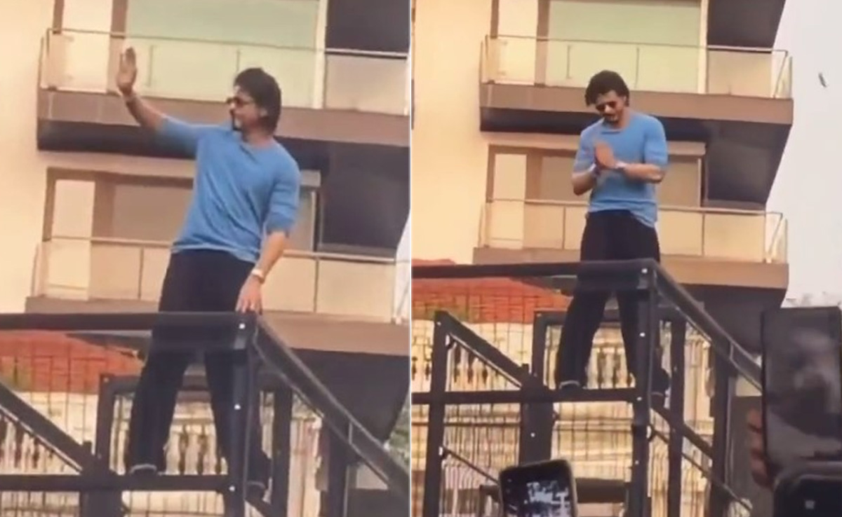 जवान की सक्सेस का जश्न मनाने फैन्स के बीच आए शाहरुख खान, यूं कहा Thank You