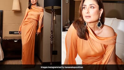 kareena kapoor orange dress Photos: Kareena Kapoor Khan glowing in this radiant one-shoulder orange dress will leave you mesmerized | Hindi Movie News