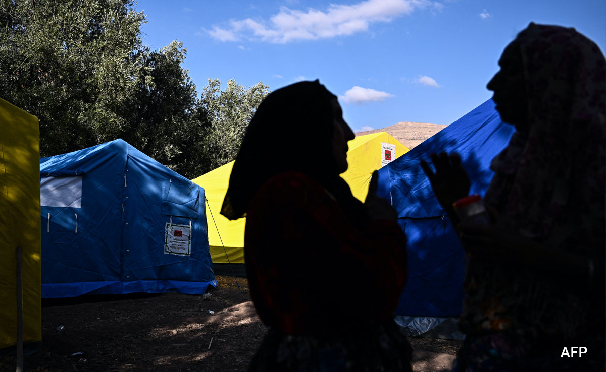 Moroccan Village Adjusts To Life In Tents After Devastating Quake