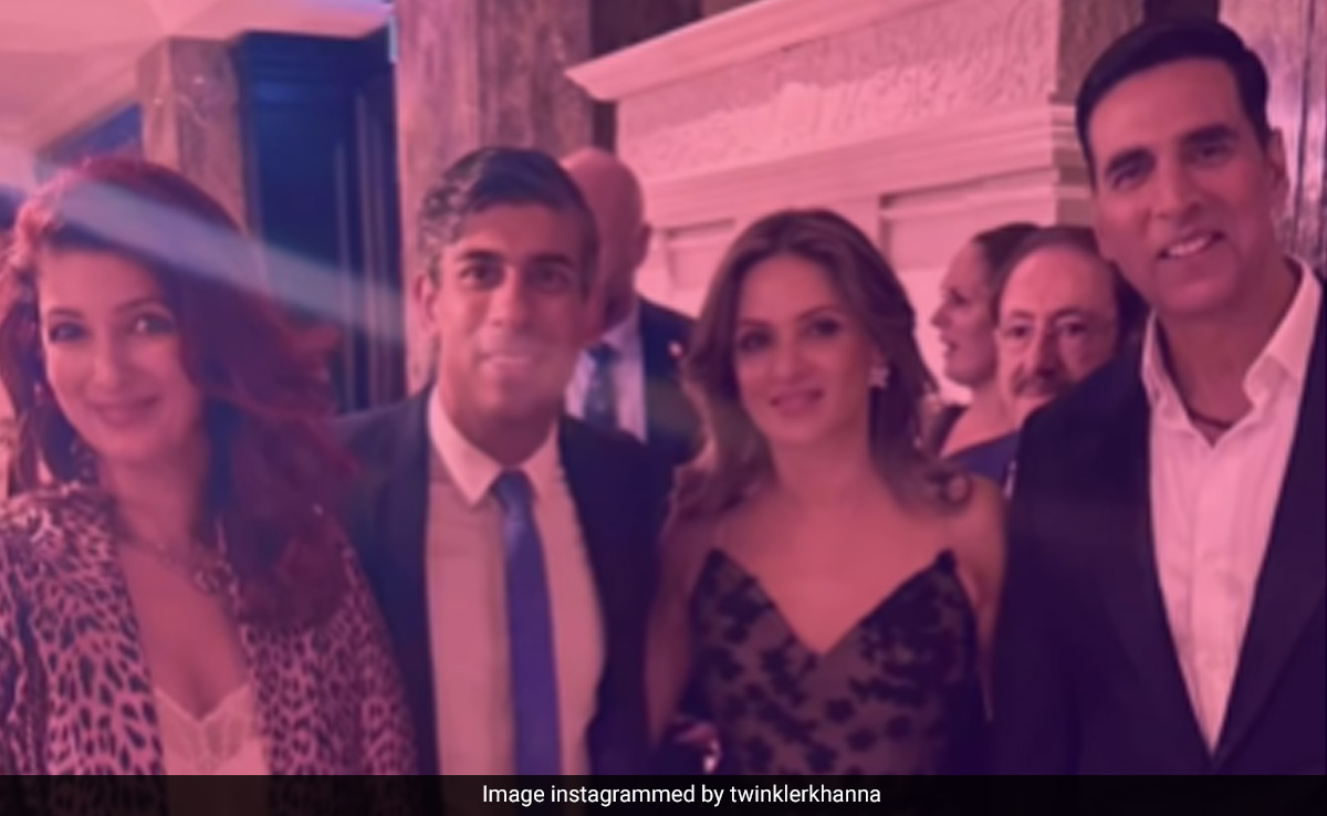 Twinkle Khanna And Akshay Kumar's "Pretty Cool Meeting" With Rishi Sunak