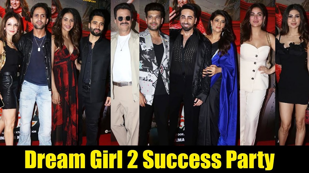 Bollywood : 100 करोड़ क्लब में शामिल हुई ड्रीम गर्ल-2, सक्सेस पार्टी में पहुंचे कई फिल्मी सितारे