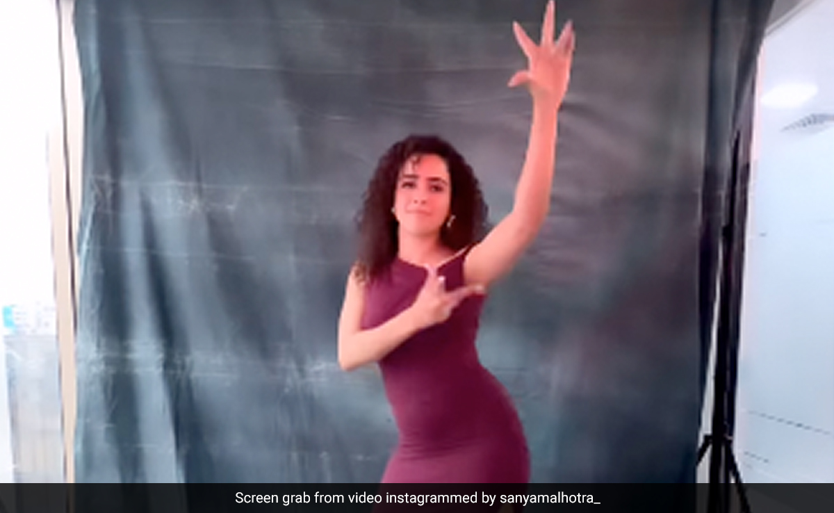 <i>Jawan</i> Star Sanya Malhotra "Can Not Stop Dancing" To <i>Not Ramaiya Vastavaiya</i>. Watch