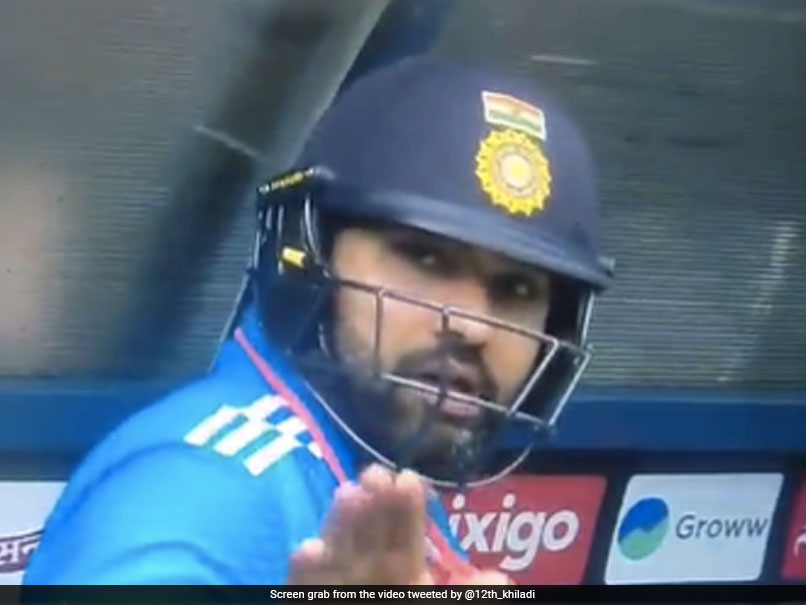 Watch: 'Irritated' Rohit Sharma Fumes At Cameraman, Asks Him To Stop Filming In Pakistan Game