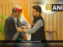 Watch: Sports Minister Anurag Thakur felicitates India's Chess Prodigy R Praggnanandhaa Watch: Sports Minister Anurag Thakur felicitates India's Chess Prodigy R Praggnanandhaa
