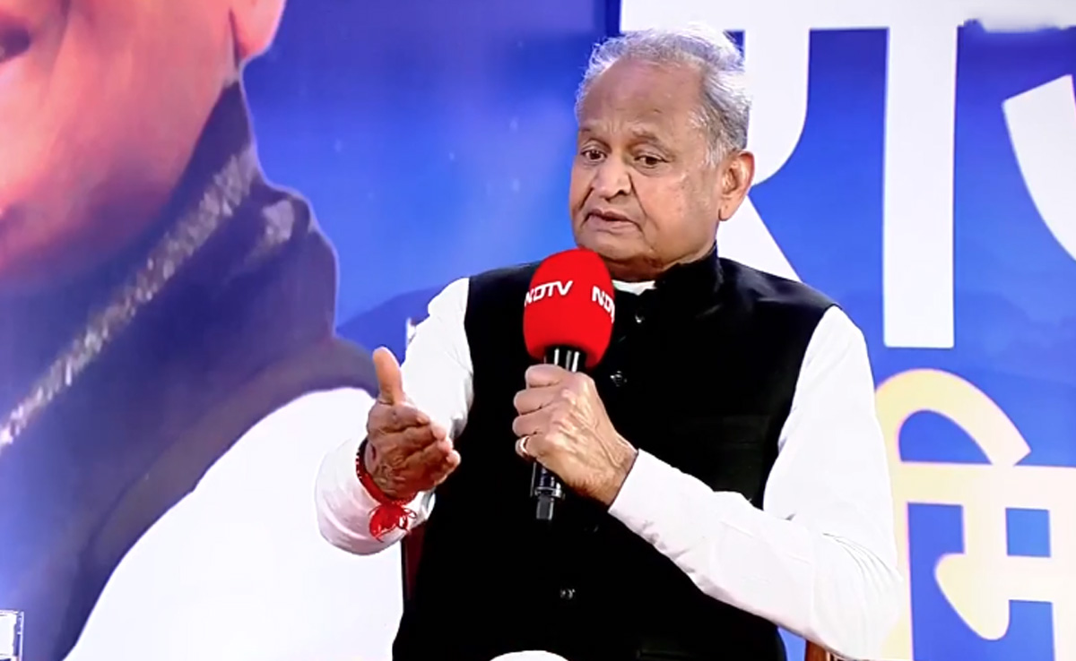 NDTV Rajasthan Conclave : NDTV के मंच से CM गहलोत ने PM मोदी से की सामाजिक सुरक्षा अधिकार की मांग