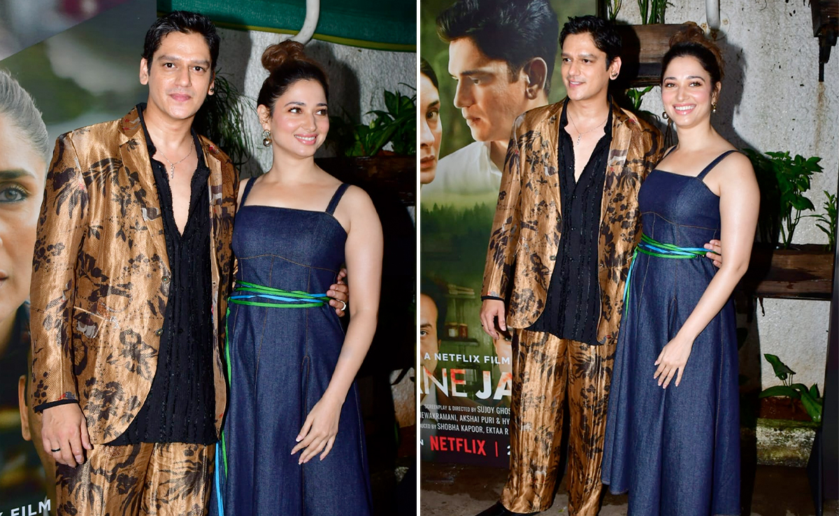 Tamannaah Bhatia And Vijay Varma Are Serving Casual Elegance On Their Starry Night Out