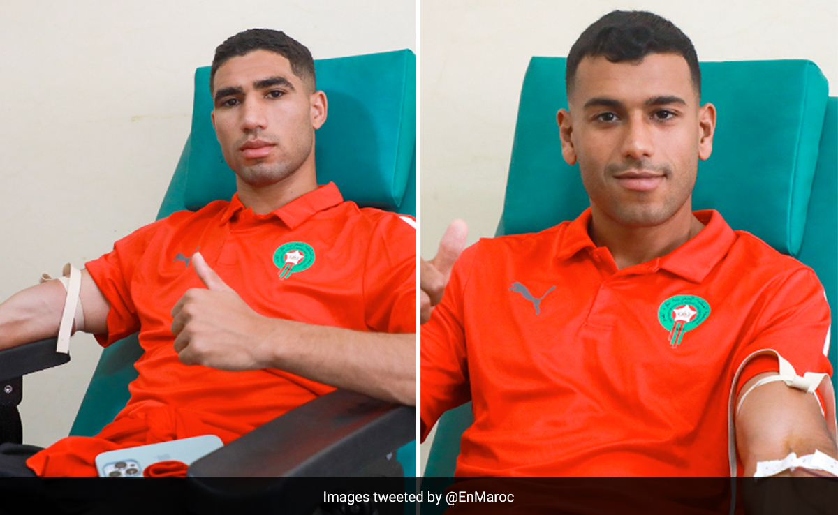 Morocco's National Football Team Donates Blood After Devastating Earthquake Kills Over 2,100