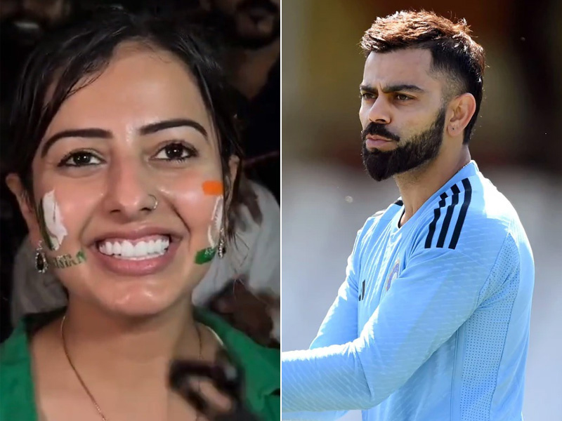 Watch - "<i>Padosiyon Se Pyaar Karna</i>...": Virat Kohli Fangirl From Pakistan Goes Viral