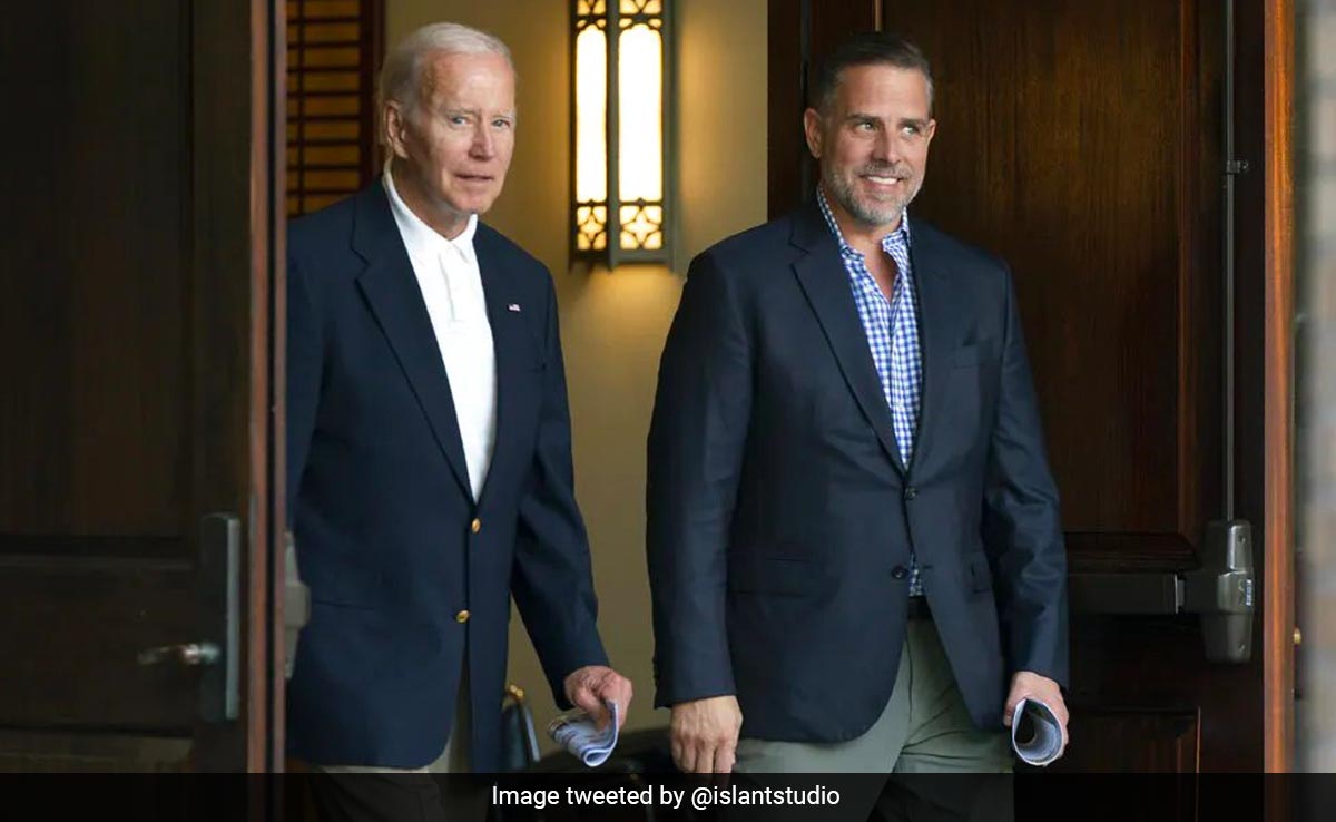 US President Joe Biden's Son Hunter To Testify In Impeachment Inquiry