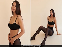 It's A Friday Feeling Every Day With Sonam Bajwa In A Black Bralette And Stockings It's A Friday Feeling Every Day With Sonam Bajwa In A Black Bralette And Stockings