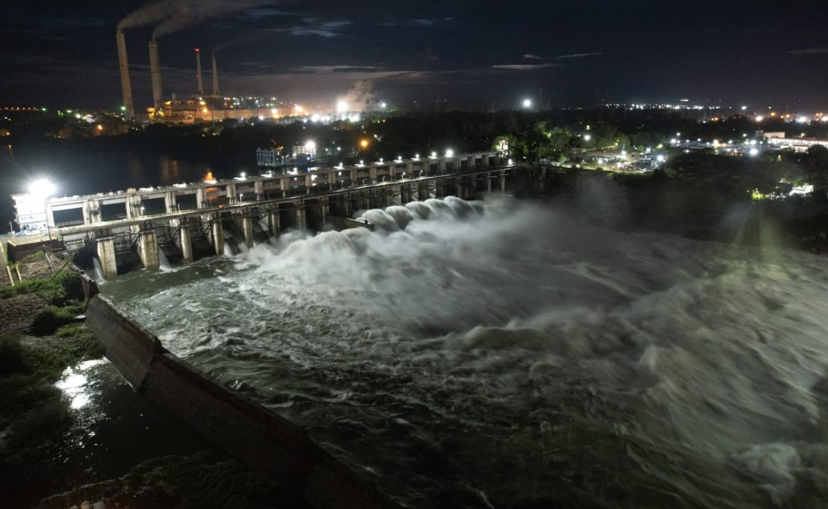 कोटा शहर के लिए कवच बना चंबल रिवर फ्रंट, बांधों से आ रहे पानी की भारी दबाव को रोक रहा