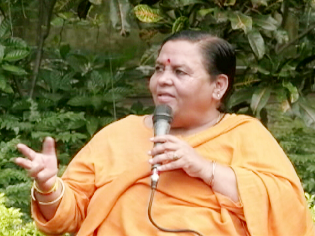 मध्य प्रदेश : उमा भारती जनआशीर्वाद यात्रा में नजरअंदाज किए जाने से दुखी