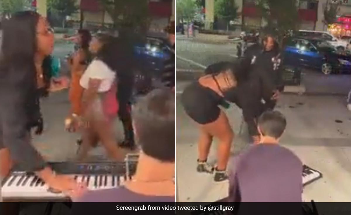 Watch: US Woman Smashes Street Performer's Piano And Steals His Tips, Internet Outraged