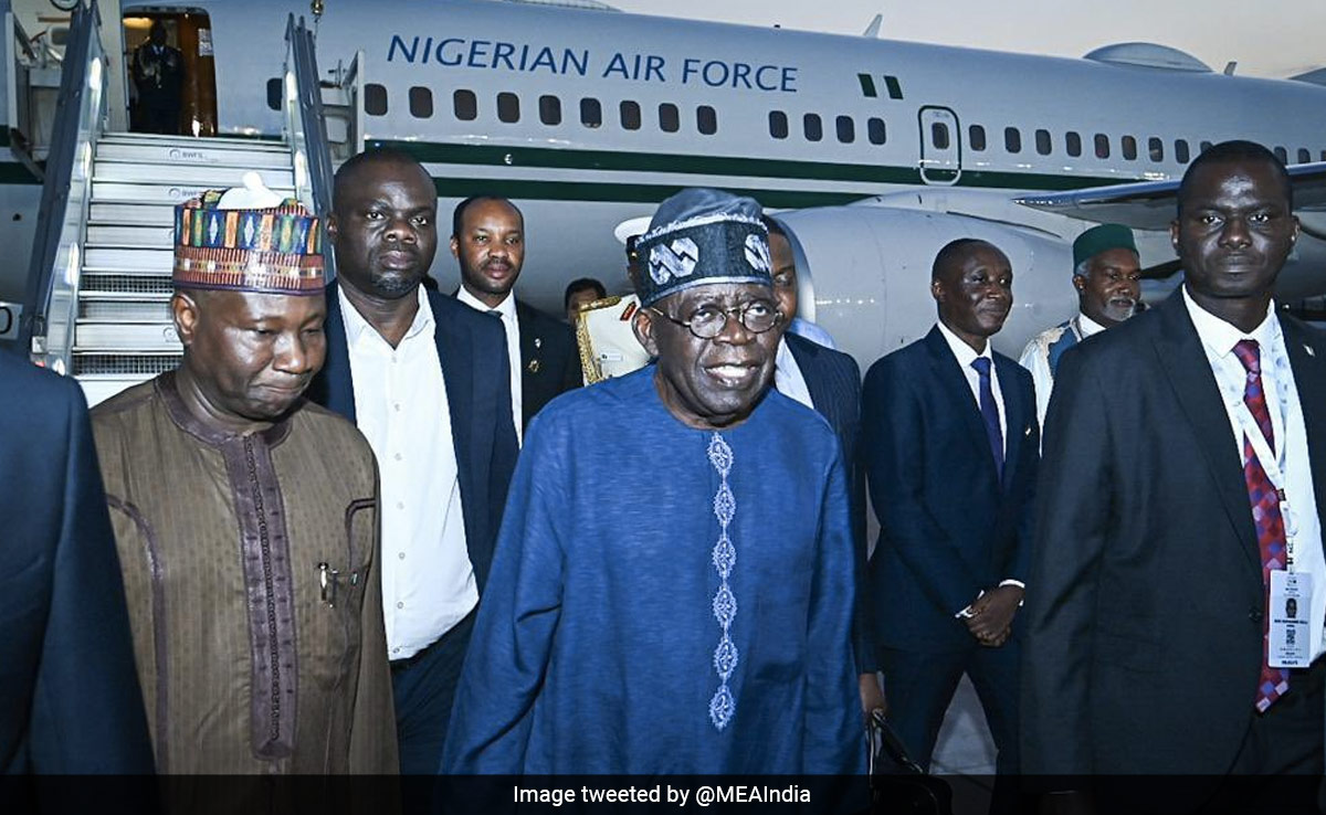 G20 Summit: Nigerian President Bola Tinubu Arrives In New Delhi