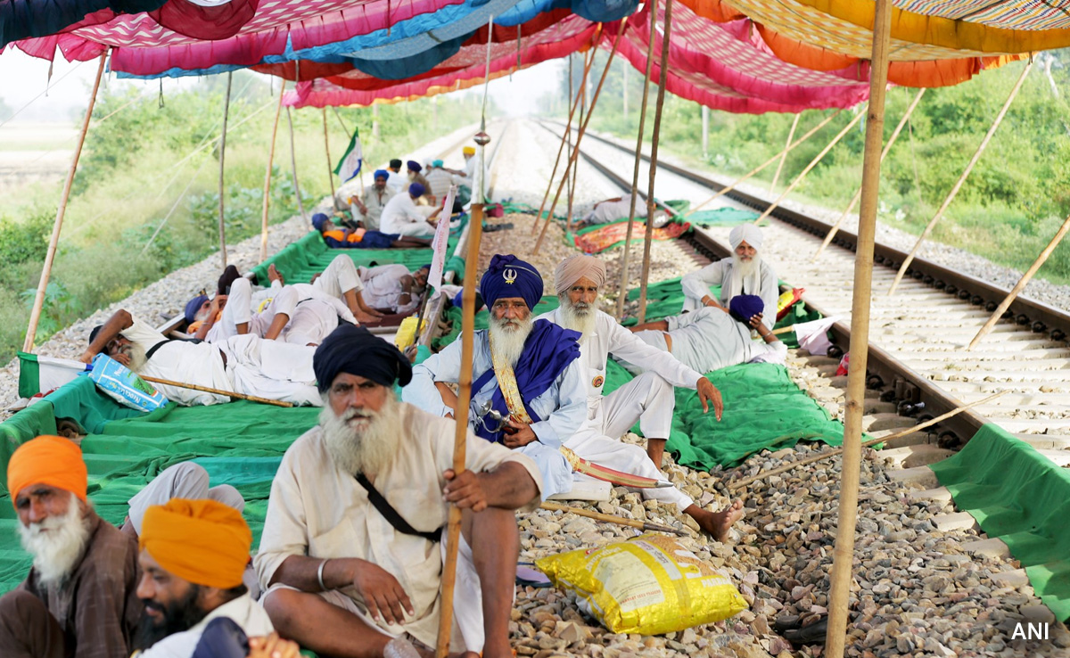 Punjab Farmers' 'Rail Roko' Stir Enters Third Day, Train Movement Remains Hit