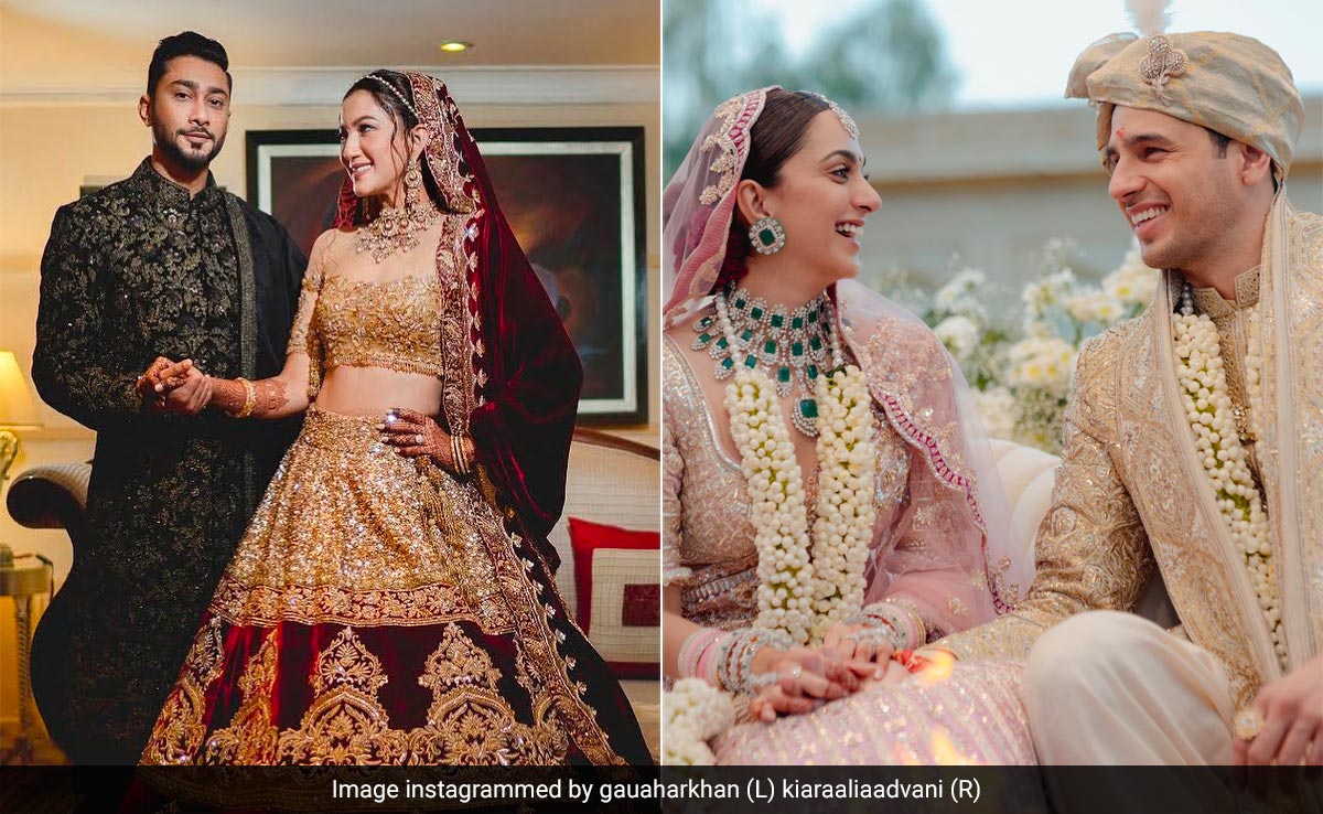 From Kiara Advani's To Gauahar Khan's, 5 Manish Malhotra Celebrity Bridal Looks Before Parineeti Chopra's Is Unveiled