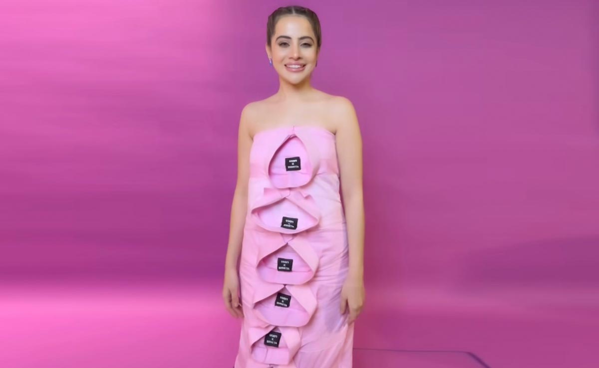 "Shirt Up Everyone", It's Just Uorfi Javed Wearing A Dress Made Of Seven Shirts