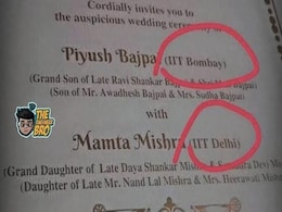 Old Pic Of Wedding Card Mentioning IIT Degrees Of Couple Resurfaces Old Pic Of Wedding Card Mentioning IIT Degrees Of Couple Resurfaces