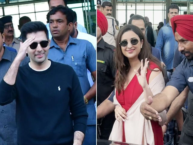 Welcome To Udaipur, Parineeti And Raghav - See Airport Shots