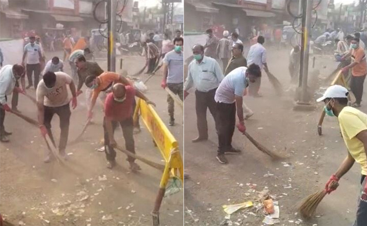 Vidisha : NDTV की खबर का असर, सड़कों पर उतरकर CMO ने चलाया सफाई अभियान