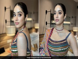 With A Dreamy Glow And Wispy Lashes, Janhvi Kapoor Raises The Bar For Festive Glam With A Dreamy Glow And Wispy Lashes, Janhvi Kapoor Raises The Bar For Festive Glam