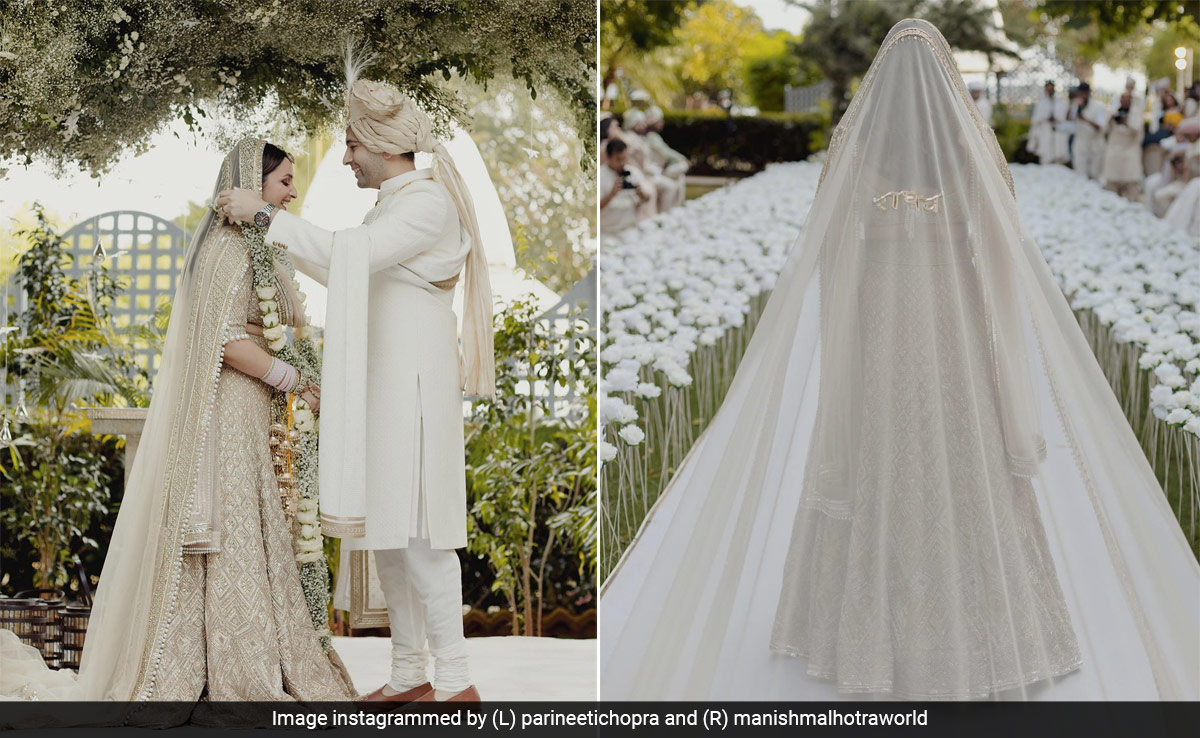 Like Parineeti Chopra's Veil With Raghav's Name, Other Celeb Veils That Made Style Statements