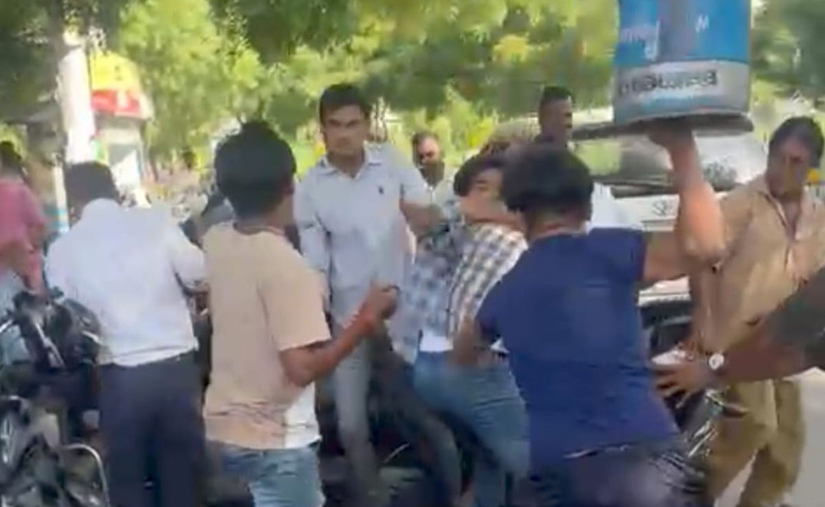 जोधपुर में फिल्मी अंदाज में एक युवक की पिटाई का वीडियो वायरल, कानून व्यवस्था पर उठा सवाल