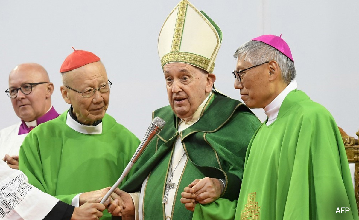 "Governments Have Nothing To Fear From Church": Pope's Message For China