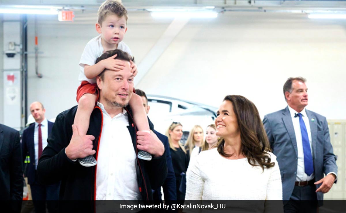 Watch: Elon Musk Meets Hungarian President With Son X, Discuss Demographic Crisis