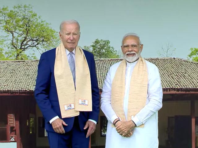 Joe Biden Visits Rajghat To Pay Respect To Mahatma Gandhi
