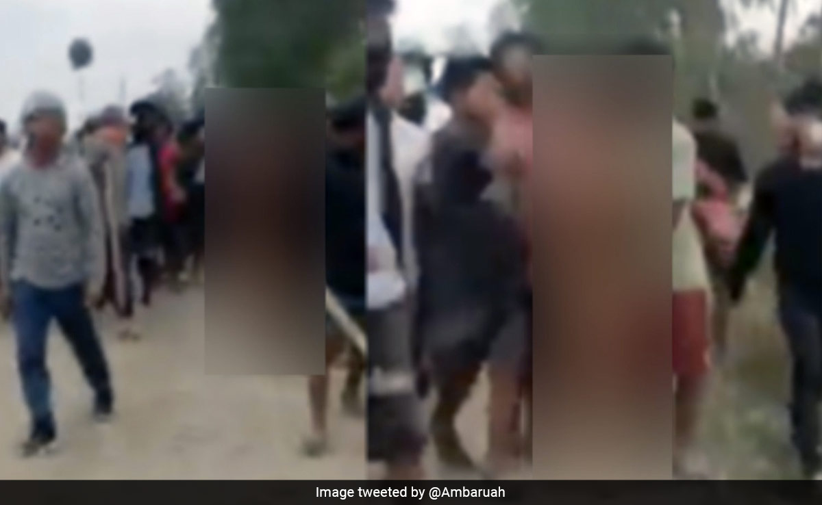 Women Stage Semi-Nude Protest Against Eviction Drive In Guwahati