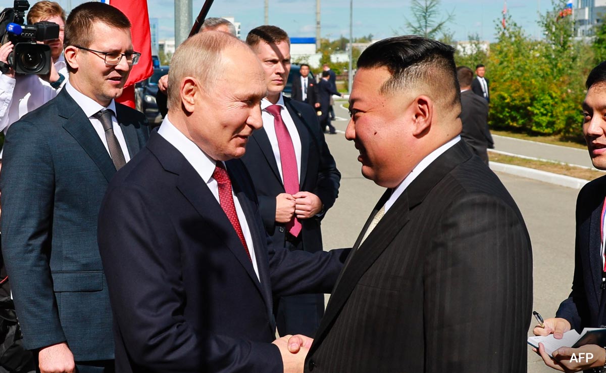 North Korea's Kim Jong Un Expresses Support For Putin In Victory Day Message