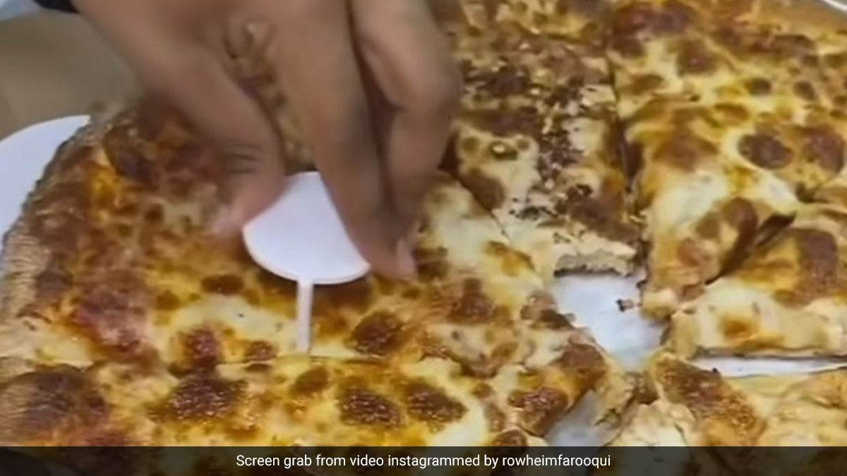 Watch: Unique Hack To 'Slice' Takeaway Pizza Gets 23 Million Views