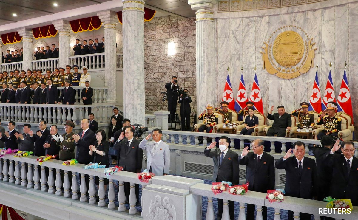 North Korea Marks Founding Day With Parade; Russia, China In Attendance