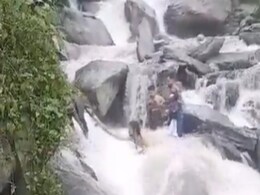 Tourist From Punjab Drowns While Bathing Near Waterfall In Himachal's Dharamshala Tourist From Punjab Drowns While Bathing Near Waterfall In Himachal's Dharamshala