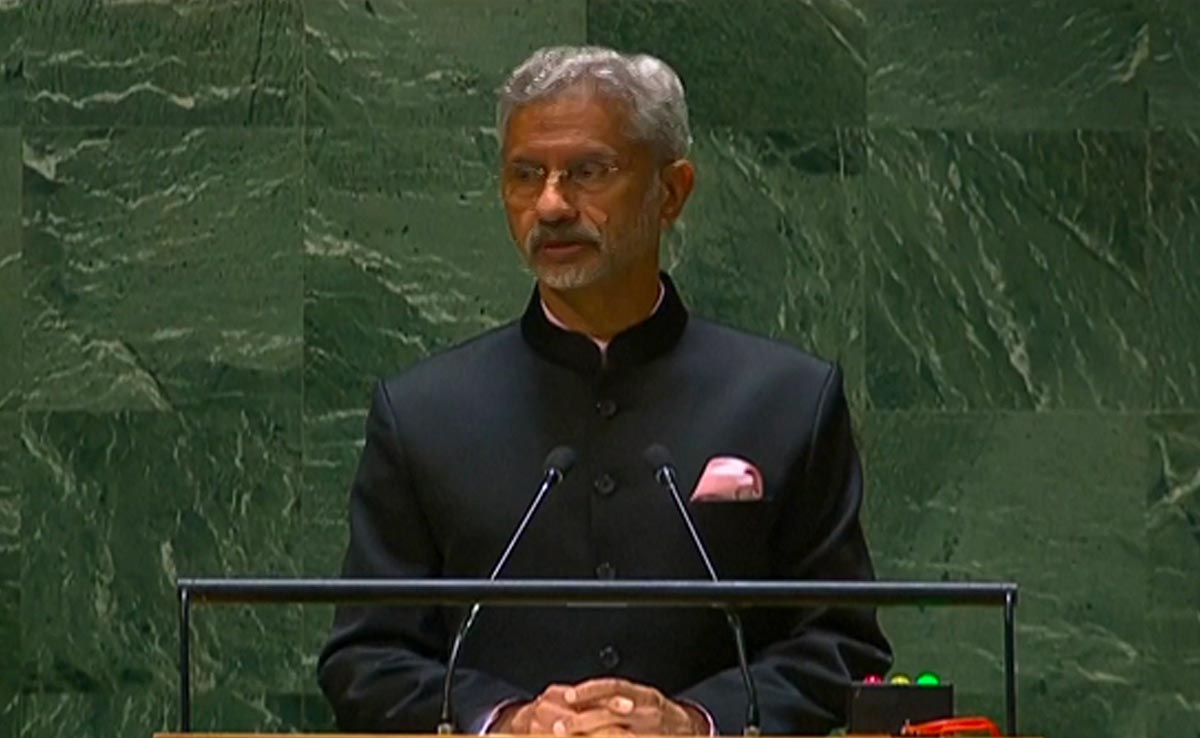 "There's Much India Has To Share": Full Text Of S Jaishankar's Speech At UN
